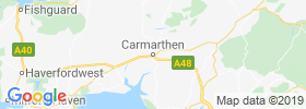 Carmarthen map